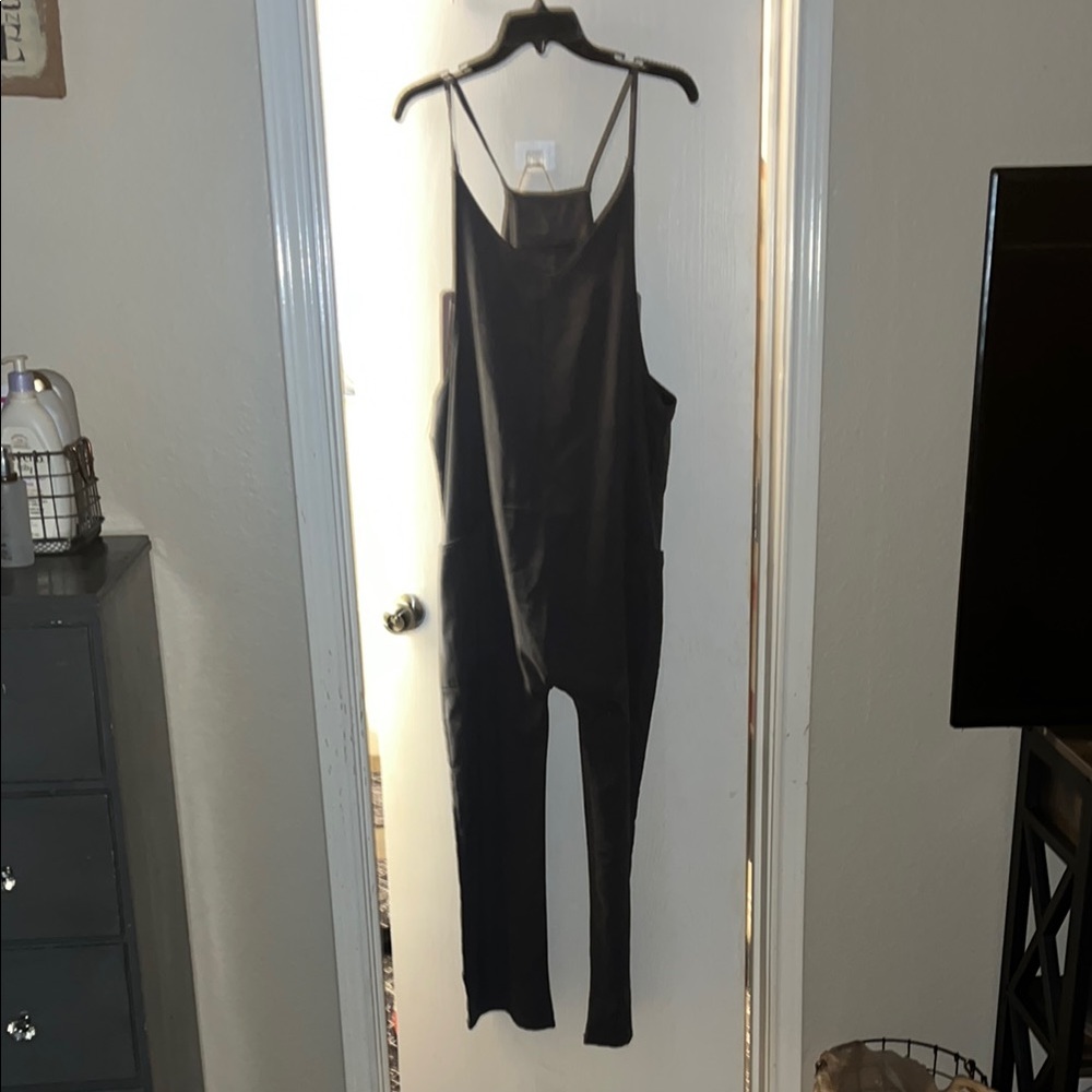 Dark Grey Women's Gardening Jumpsuit